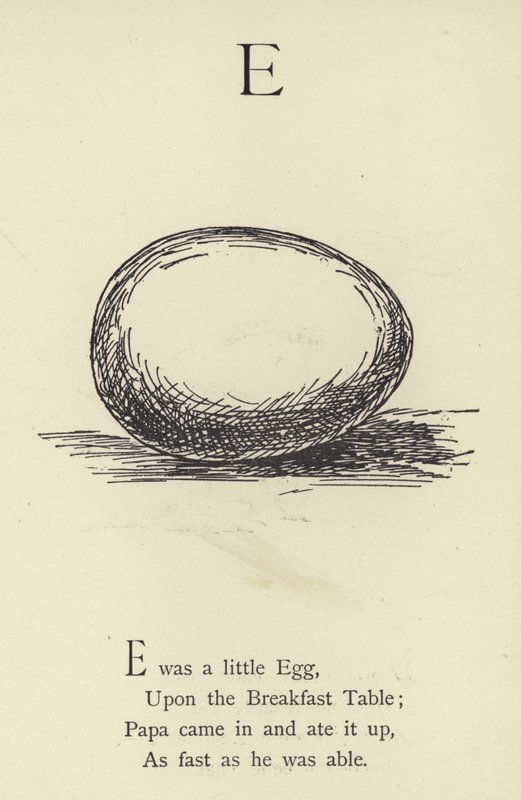 La lettera E da Edward Lear