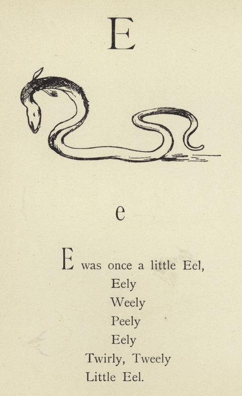La lettera E da Edward Lear