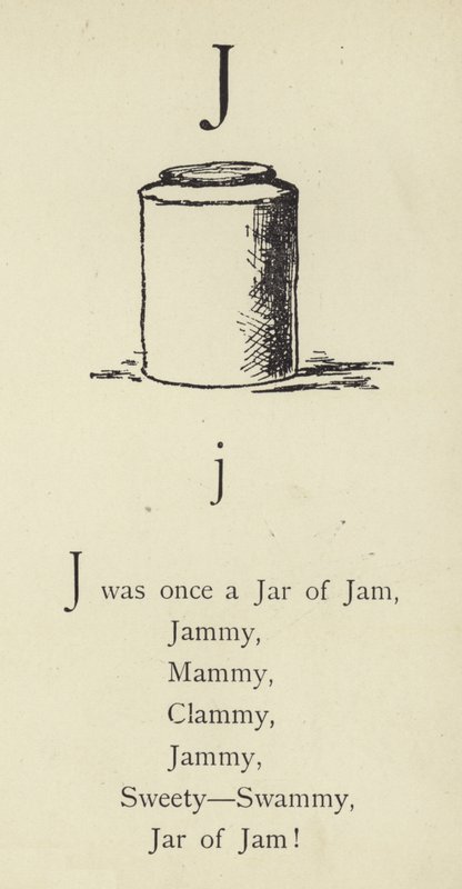 La lettera J da Edward Lear