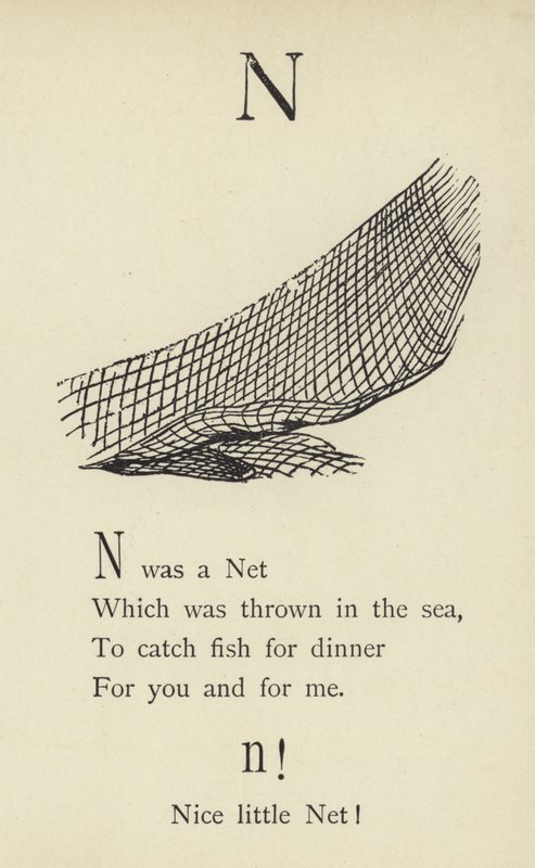 La lettera N da Edward Lear