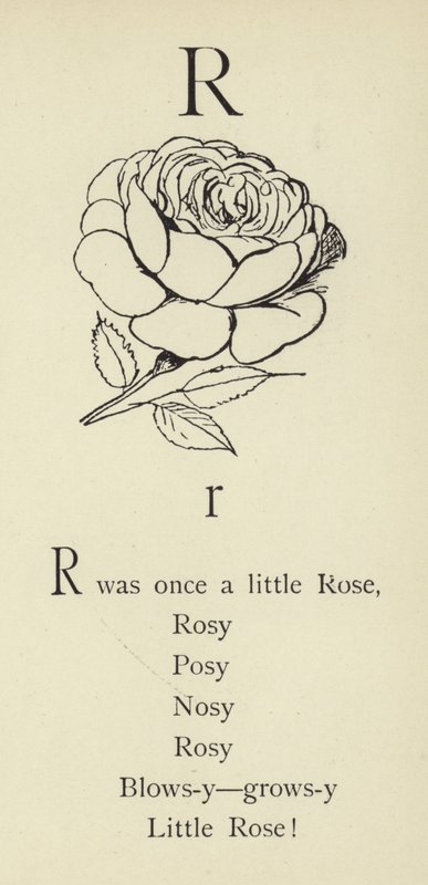 La lettera R da Edward Lear