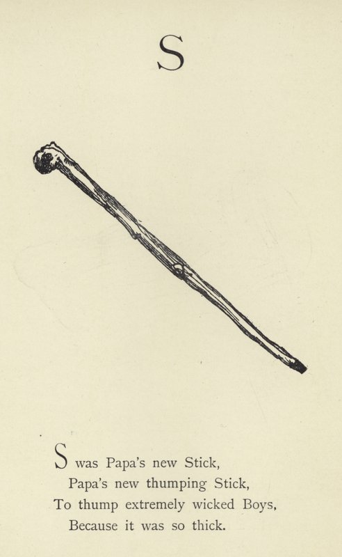 La lettera S da Edward Lear