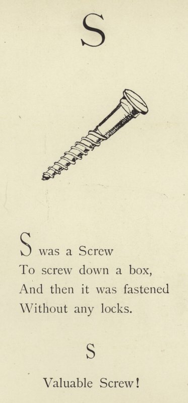 La lettera S da Edward Lear