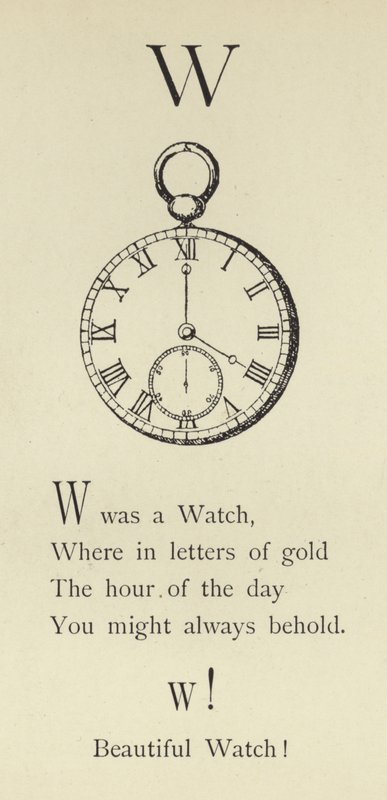 La lettera W da Edward Lear