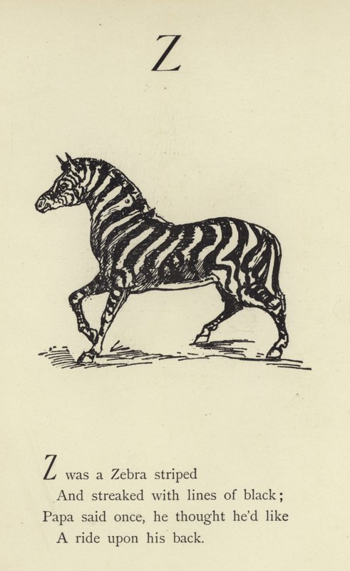 La lettera Z da Edward Lear