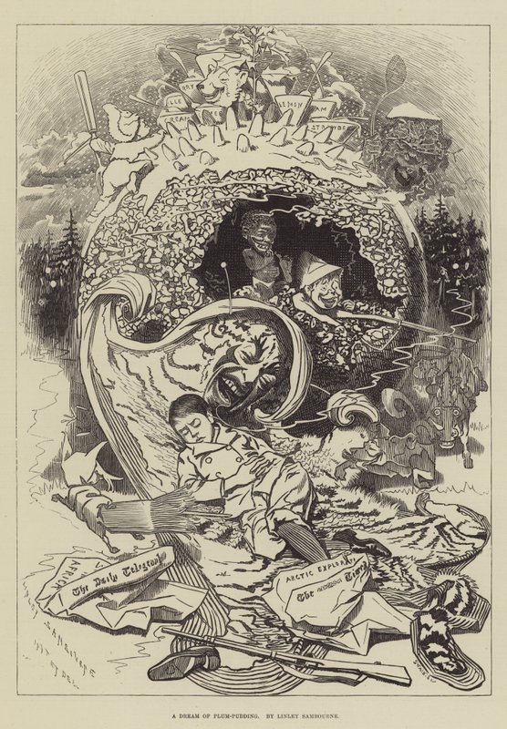 Un sogno di plum-pudding da Edward Linley Sambourne