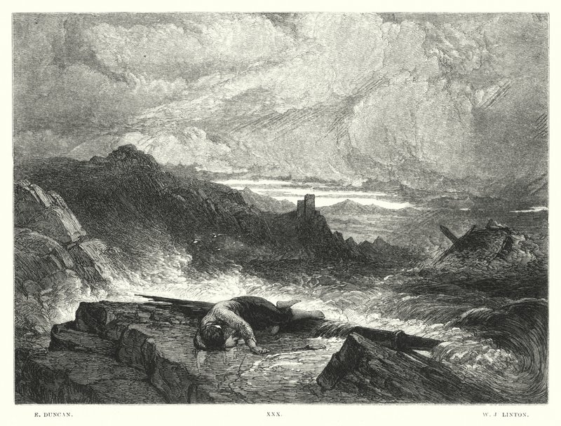 Childe Harold di Lord Byron, Canto IV, Stanza 179 da Edward (after) Duncan