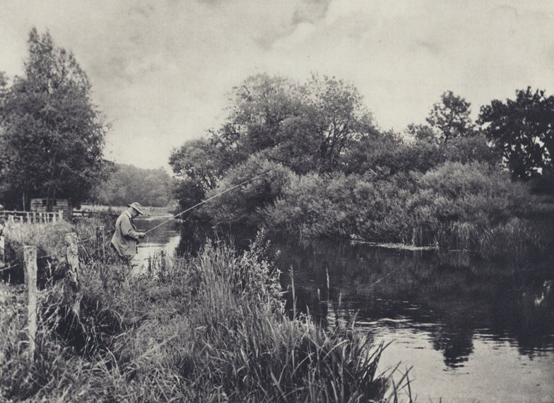 Isola di Boot sotto Stockbridge sul Test da Edward Alfred Barton
