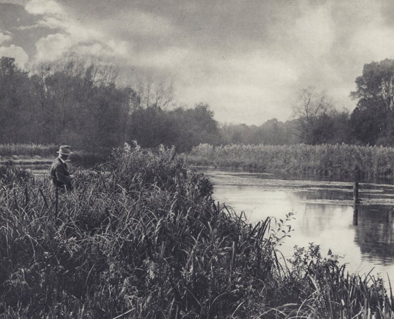 Le acque basse a Leckford sul Test da Edward Alfred Barton
