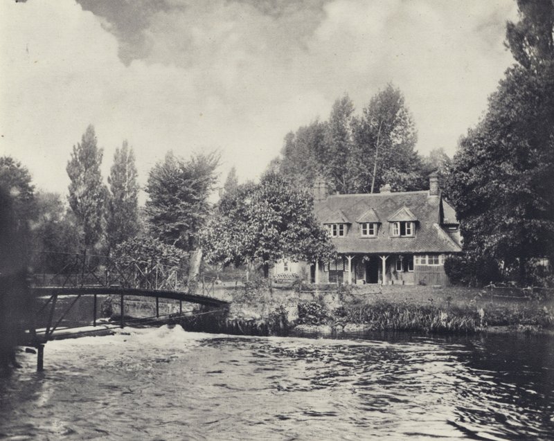 Casa della pesca di Thorney Weir da Edward Alfred Barton