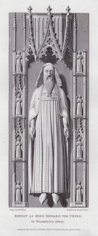Effigie di Re Edoardo III, nell