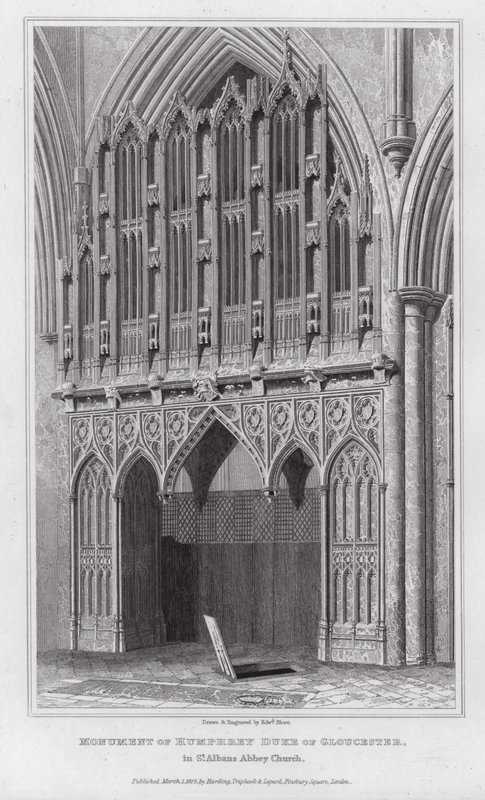 Monumento di Humphrey Duca di Gloucester, nella chiesa abbaziale di St Albans da Edward Blore