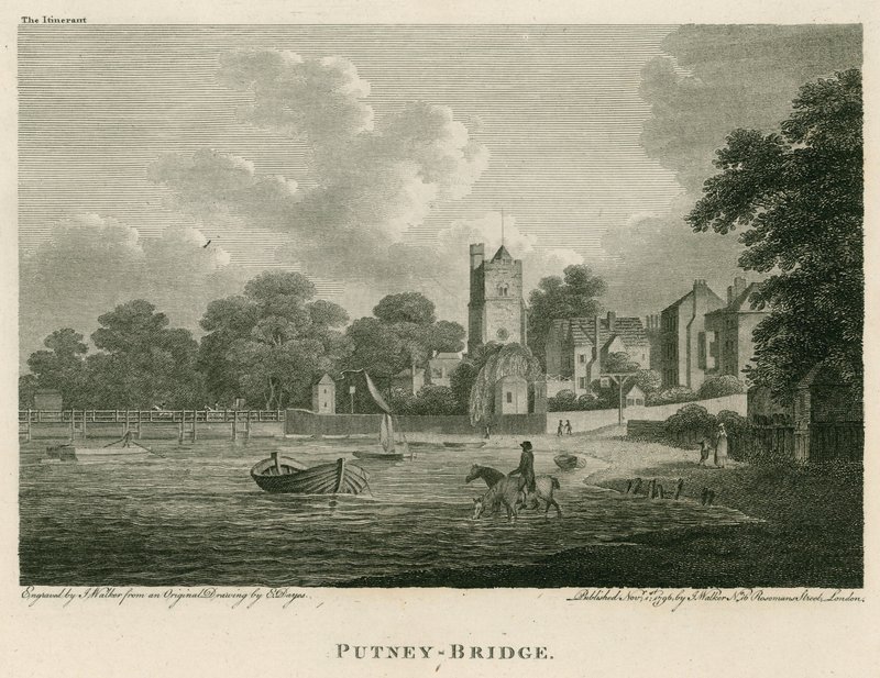 Putney Bridge, Londra da Edward Dayes