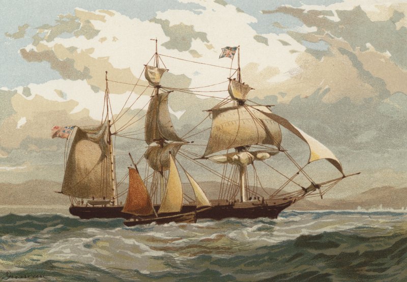 Prendendo un pilota, al largo di Swansea da Edward Duncan