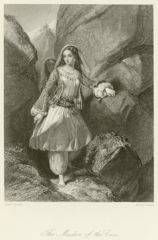 La fanciulla della caverna da Edward Henry Corbould