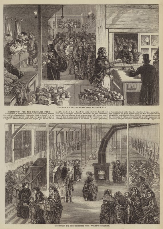 Istituzione per i poveri senza casa da Edward Hull