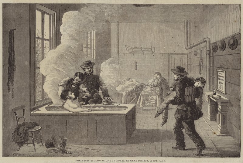 La casa di accoglienza della Royal Humane Society, Hyde Park da Edward Hull