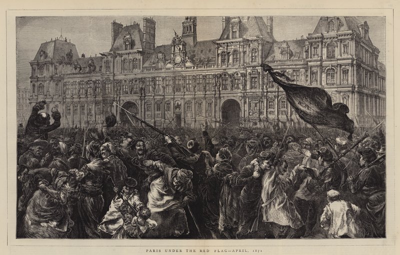 Parigi sotto la bandiera rossa, aprile 1871 da Edward John Gregory