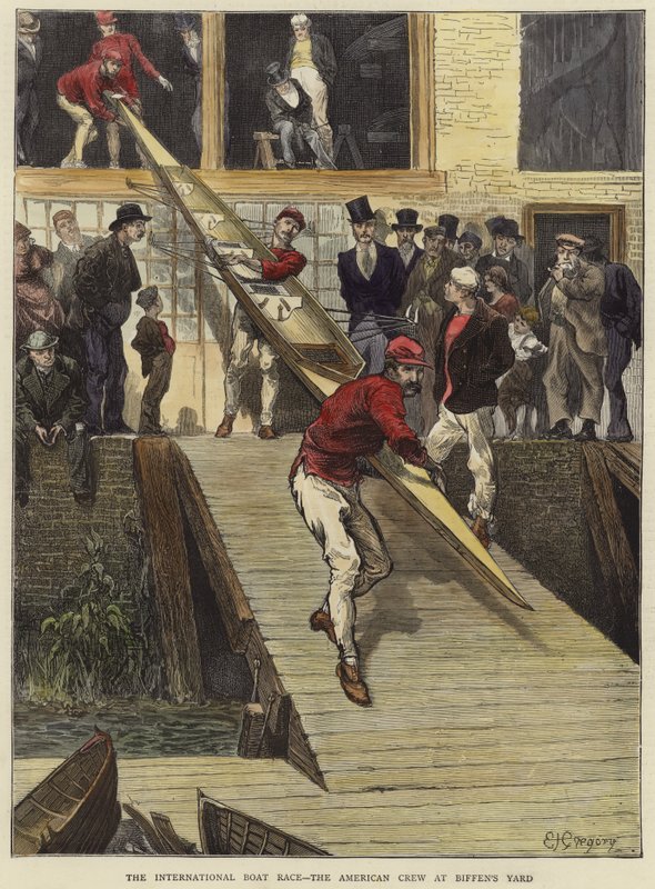 La gara internazionale di barche da Edward John Gregory