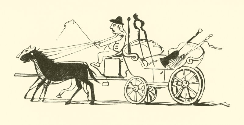 La scopa, la pala, il poker e le molle da Edward Lear