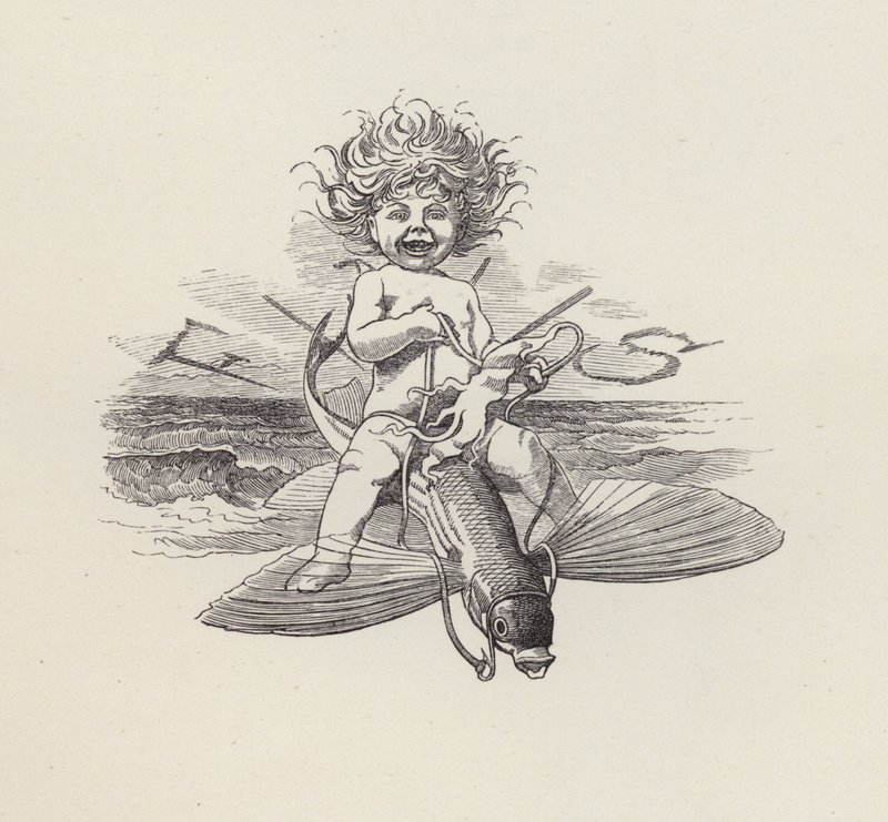 Illustrazione per The Water-Babies di Charles Kingsley da Edward Linley (after) Sambourne