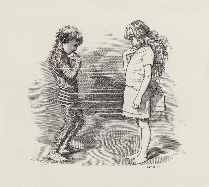 Illustrazione per The Water-Babies di Charles Kingsley da Edward Linley (after) Sambourne