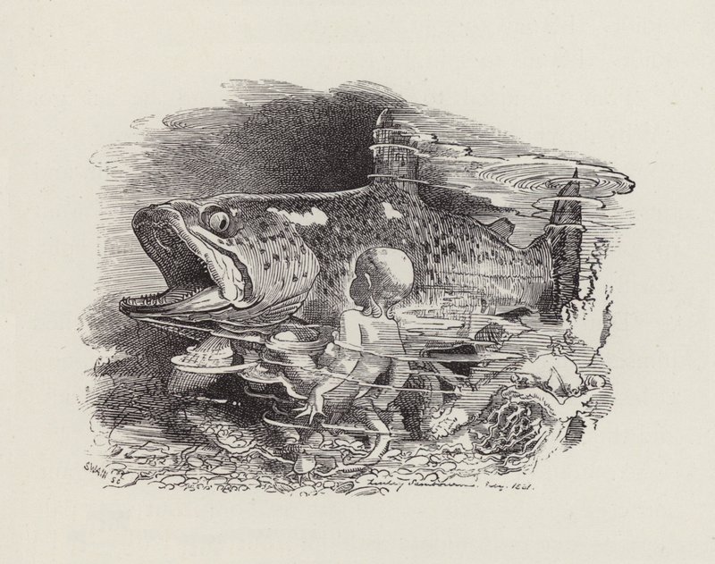 Illustrazione per The Water-Babies di Charles Kingsley da Edward Linley (after) Sambourne