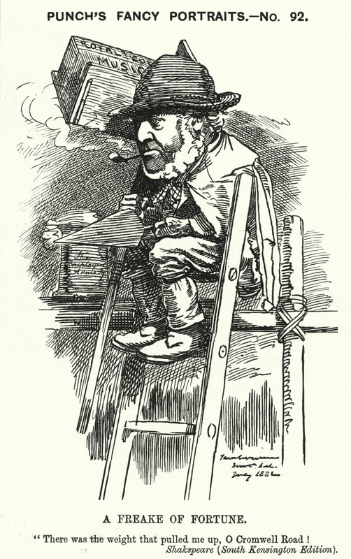 Cartone animato Punch: Sir Charles James Freake da Edward Linley (after) Sambourne