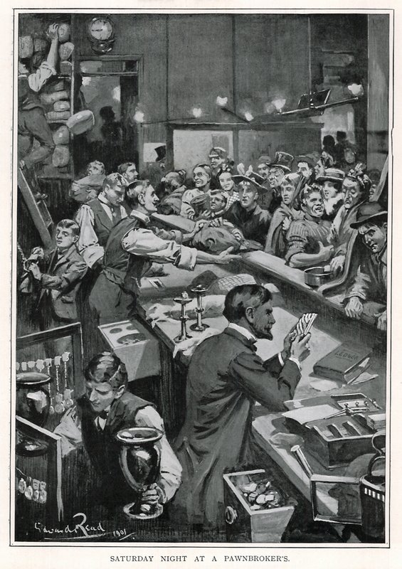 Sabato Sera da un Banco dei Pegni da Edward R. King