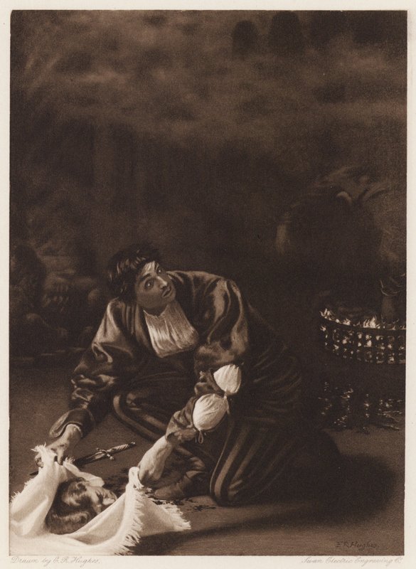 Il Pecorone: Giorno IX, Novella I, Il maestro ladro da Edward Robert Hughes
