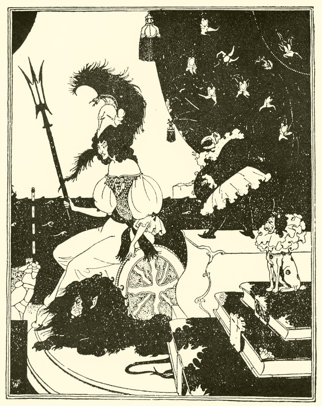 Britannia alla Beardsley da Edward Tennyson Reed