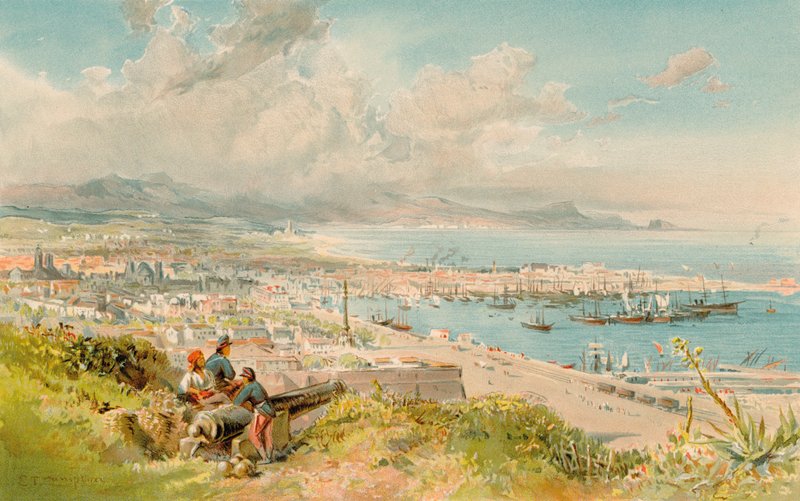 Barcellona, da Montjuich da Edward Theodore Compton