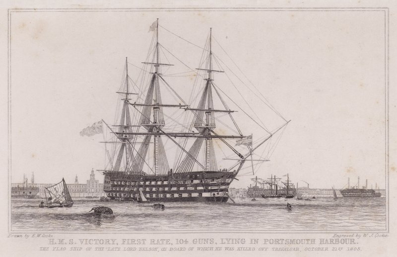 HMS Victory, prima classe da Edward William (after) Cooke
