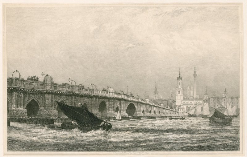 London Bridge da Edward William Cooke
