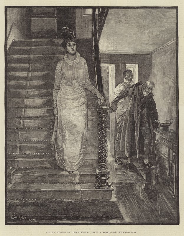 Domenica mattina nella vecchia Virginia da Edwin Austin Abbey