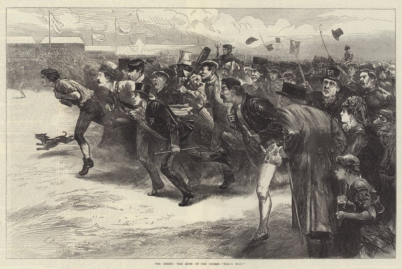 Il Derby, la Corsa sulla Pista, Chi ha vinto da Edwin Buckman