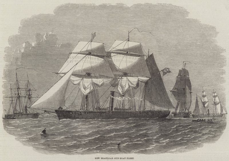 Nuova flotta di cannoniere brasiliane da Edwin Weedon