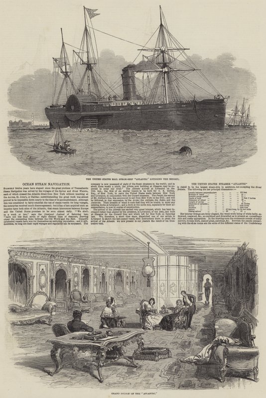 Navigazione a vapore oceanica da Edwin Weedon