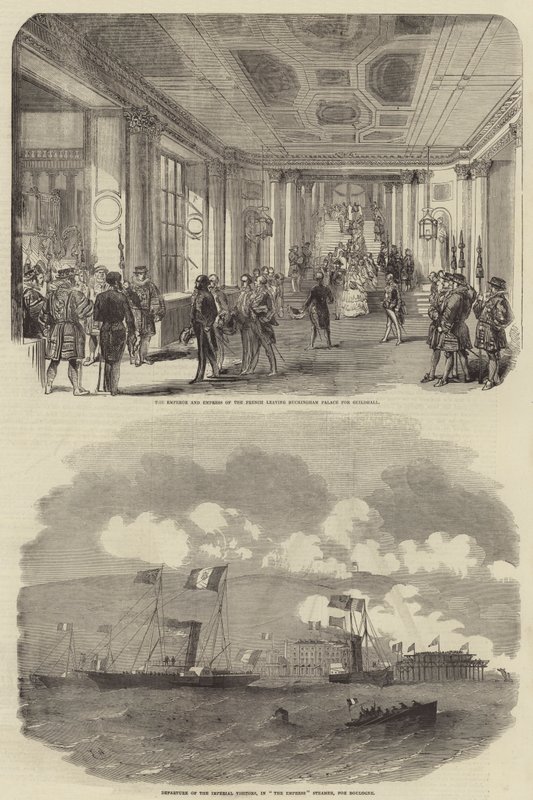 Visita reale di Napoleone III da Edwin Weedon