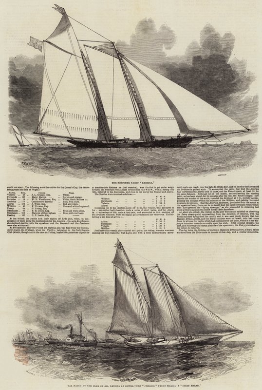Regata dello Yacht Reale da Edwin Weedon