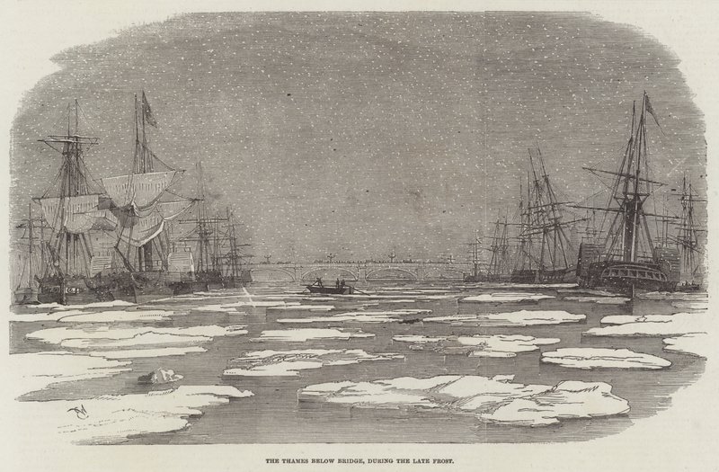 Scena nella piscina del Tamigi da Edwin Weedon