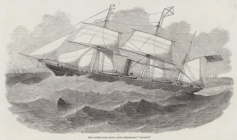 La nave postale reale australiana Sydney da Edwin Weedon