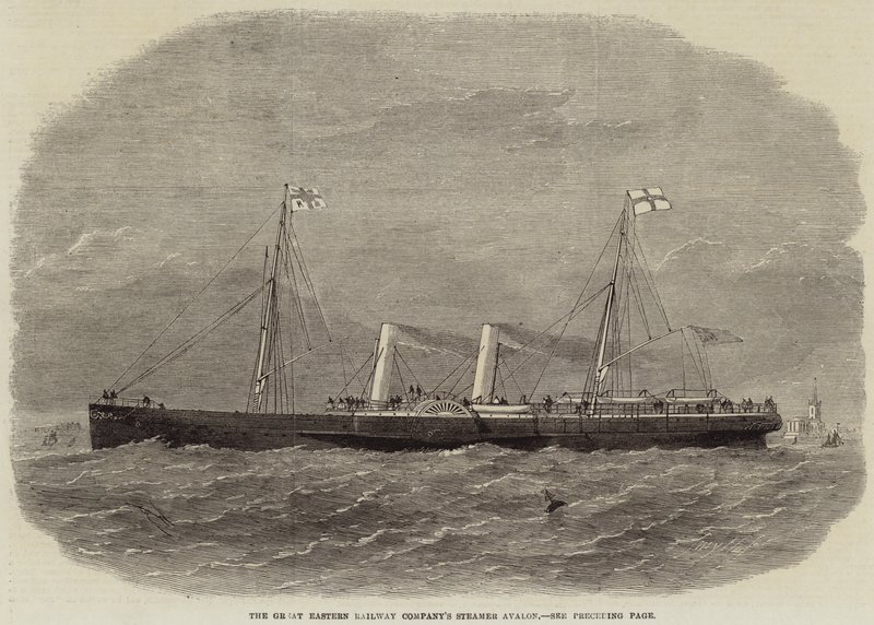 Il piroscafo della Great Eastern Railway Company, Avalon da Edwin Weedon