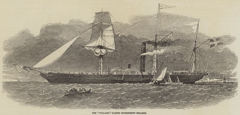 La Jylland, piroscafo del governo danese da Edwin Weedon
