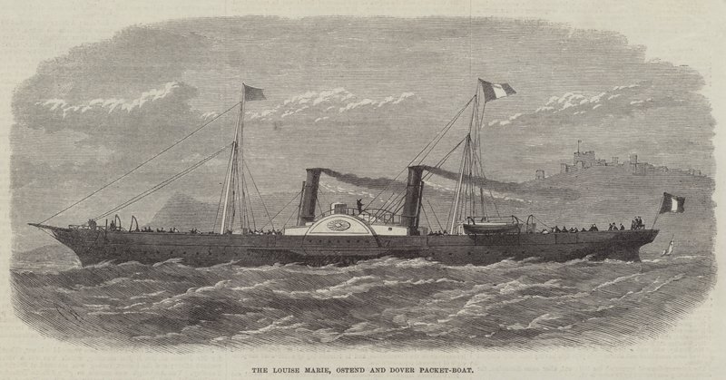 La Louise Marie, piroscafo Ostenda-Dover da Edwin Weedon