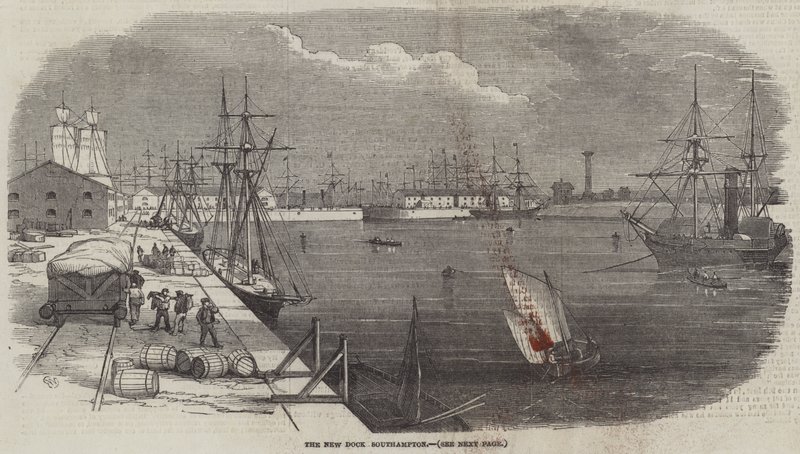 Il nuovo molo, Southampton da Edwin Weedon