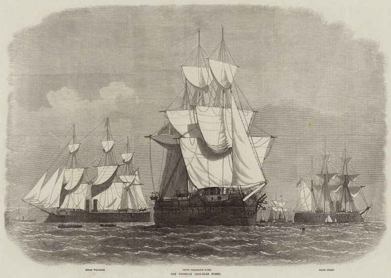 La Flotta Corazzata Prussiana da Edwin Weedon
