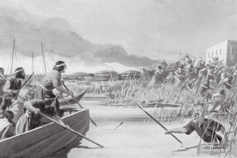 Conquista della Terra del Mare da parte dei Cassiti da Edwin A. Morrow
