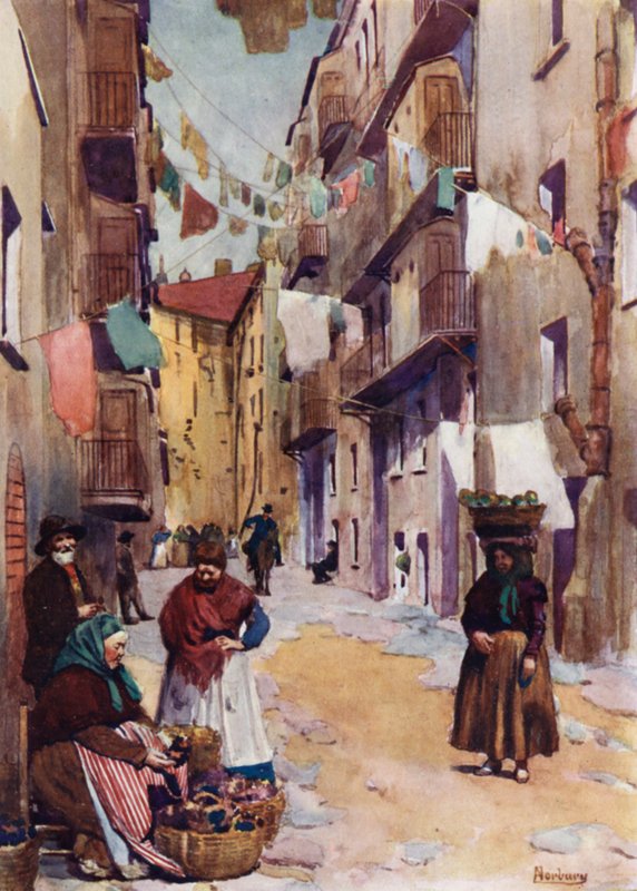 Corsica: Case, Ajaccio da Edwin Arthur Norbury