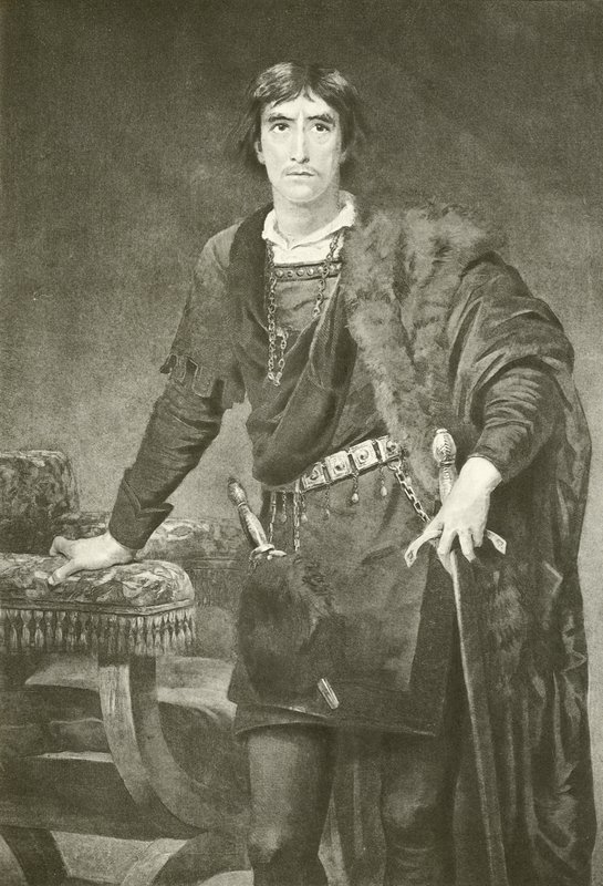 Mr Henry Irving come Amleto da Edwin Longsden Long